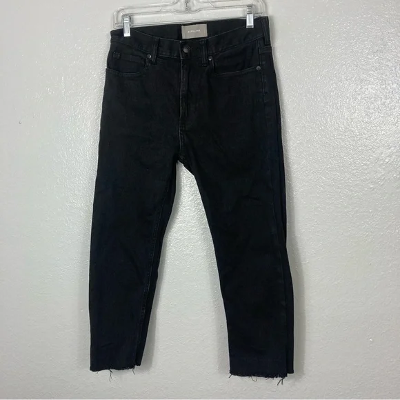Everlane Black raw hem crop jeans - Picture 2 of 9